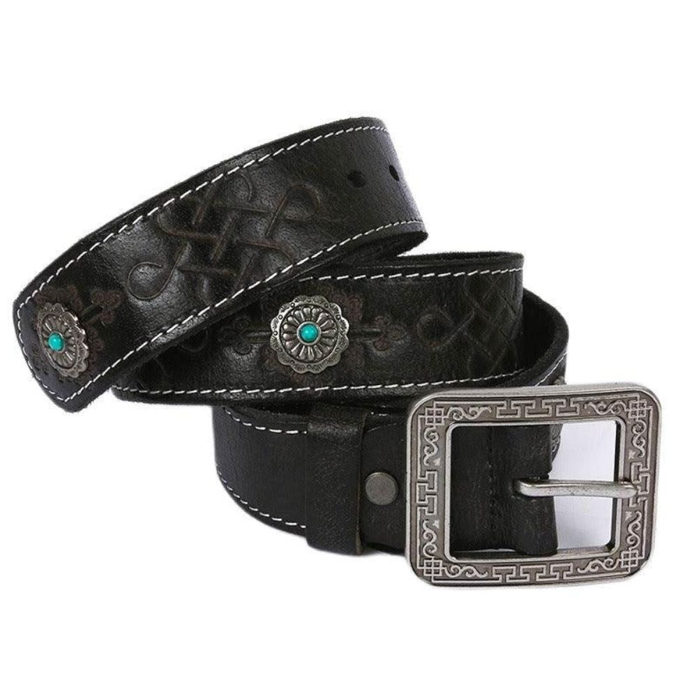Ceinture Western en Cuir Modèle Freda