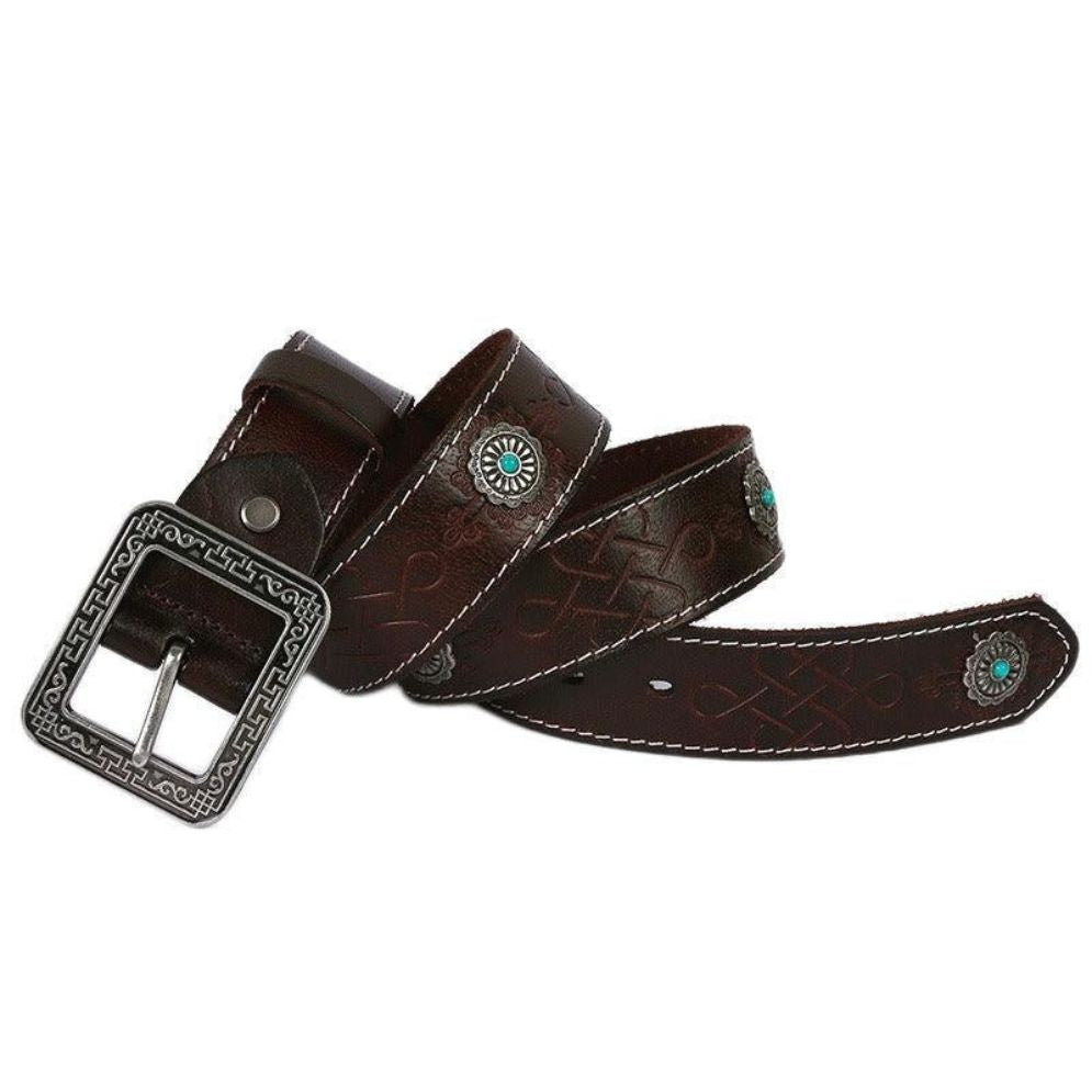 Ceinture Western en Cuir Modèle Freda