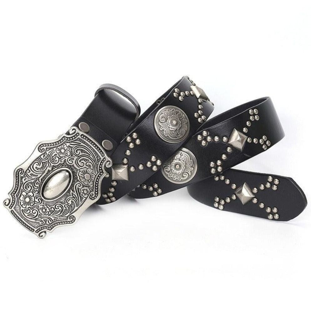 Ceinture Western en Cuir Modèle Itzel - La Ceinturerie
