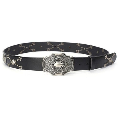 Ceinture Western en Cuir Modèle Itzel - La Ceinturerie
