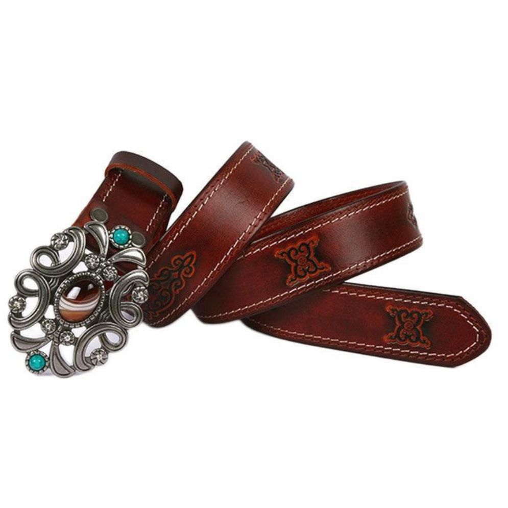 Ceinture Western en Cuir Modèle Ofelia - La Ceinturerie