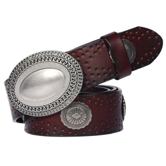 Ceinture Western en Cuir Modèle Ornella - La Ceinturerie

