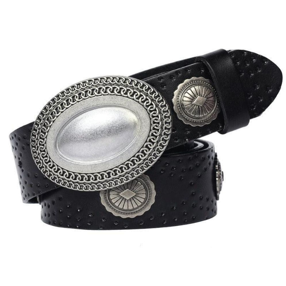 Ceinture Western en Cuir Modèle Ornella - La Ceinturerie
