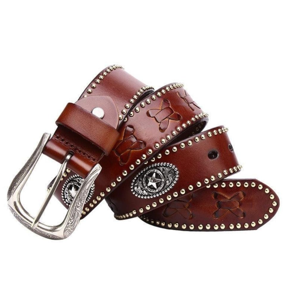 Ceinture Western en Cuir Modèle Shima  La Ceinturerie
