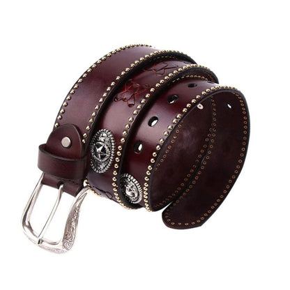 Ceinture Western en Cuir Modèle Shima  La Ceinturerie
