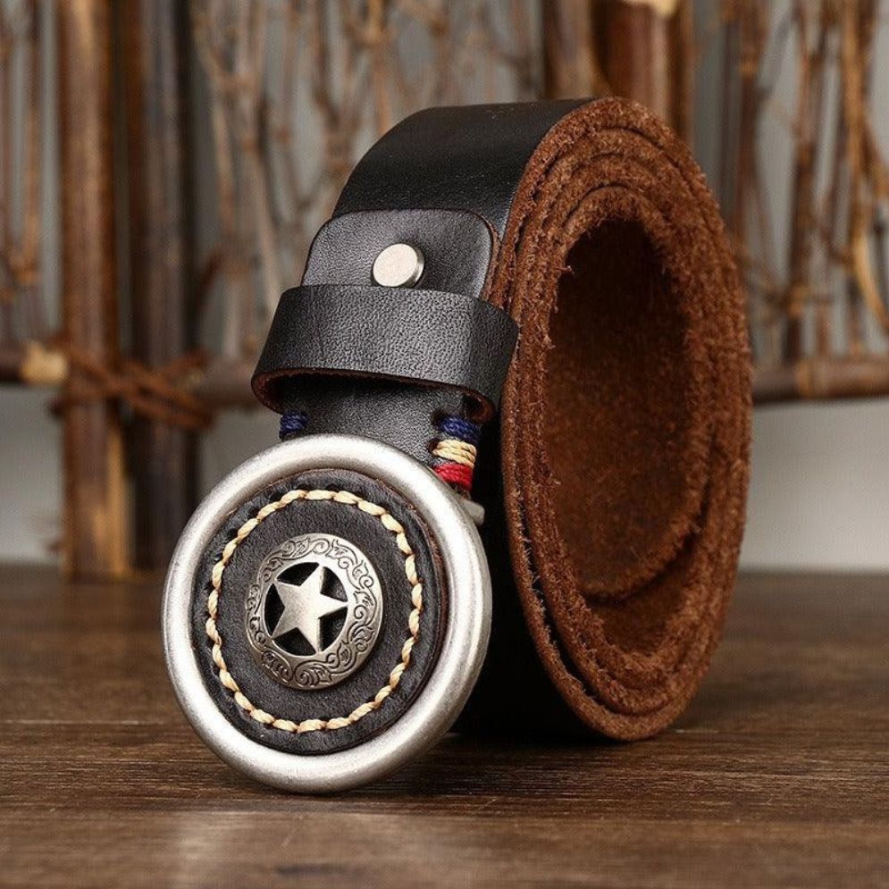 Ceinture Western en Cuir Modèle Sinaaq - La Ceinturerie