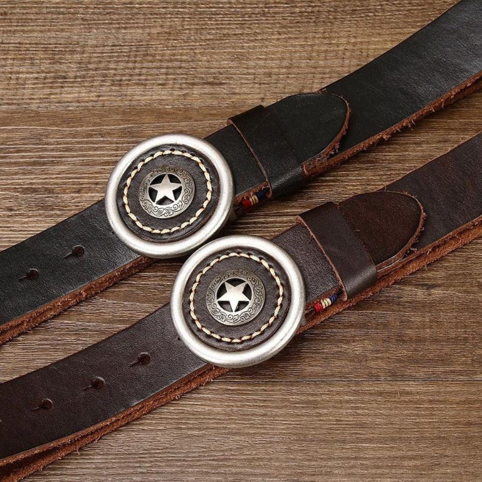 Ceinture Western en Cuir Modèle Sinaaq - La Ceinturerie
