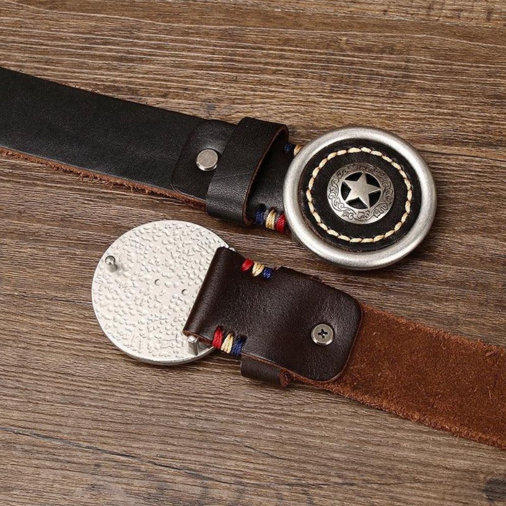 Ceinture Western en Cuir Modèle Sinaaq - La Ceinturerie