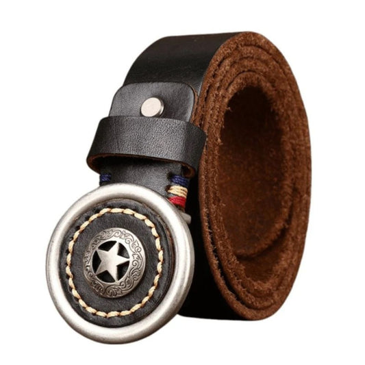 Ceinture Western en Cuir Modèle Sinaaq - La Ceinturerie