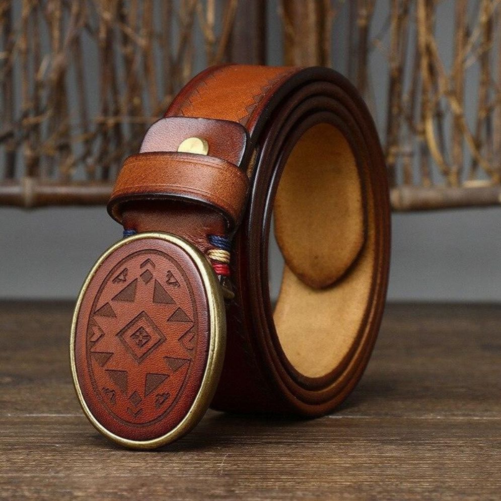 Ceinture Western en Cuir Modèle Syllia - La Ceinturerie