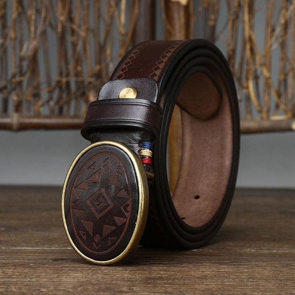 Ceinture Western en Cuir Modèle Syllia - La Ceinturerie