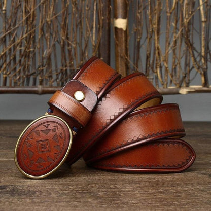 Ceinture Western en Cuir Modèle Syllia - La Ceinturerie