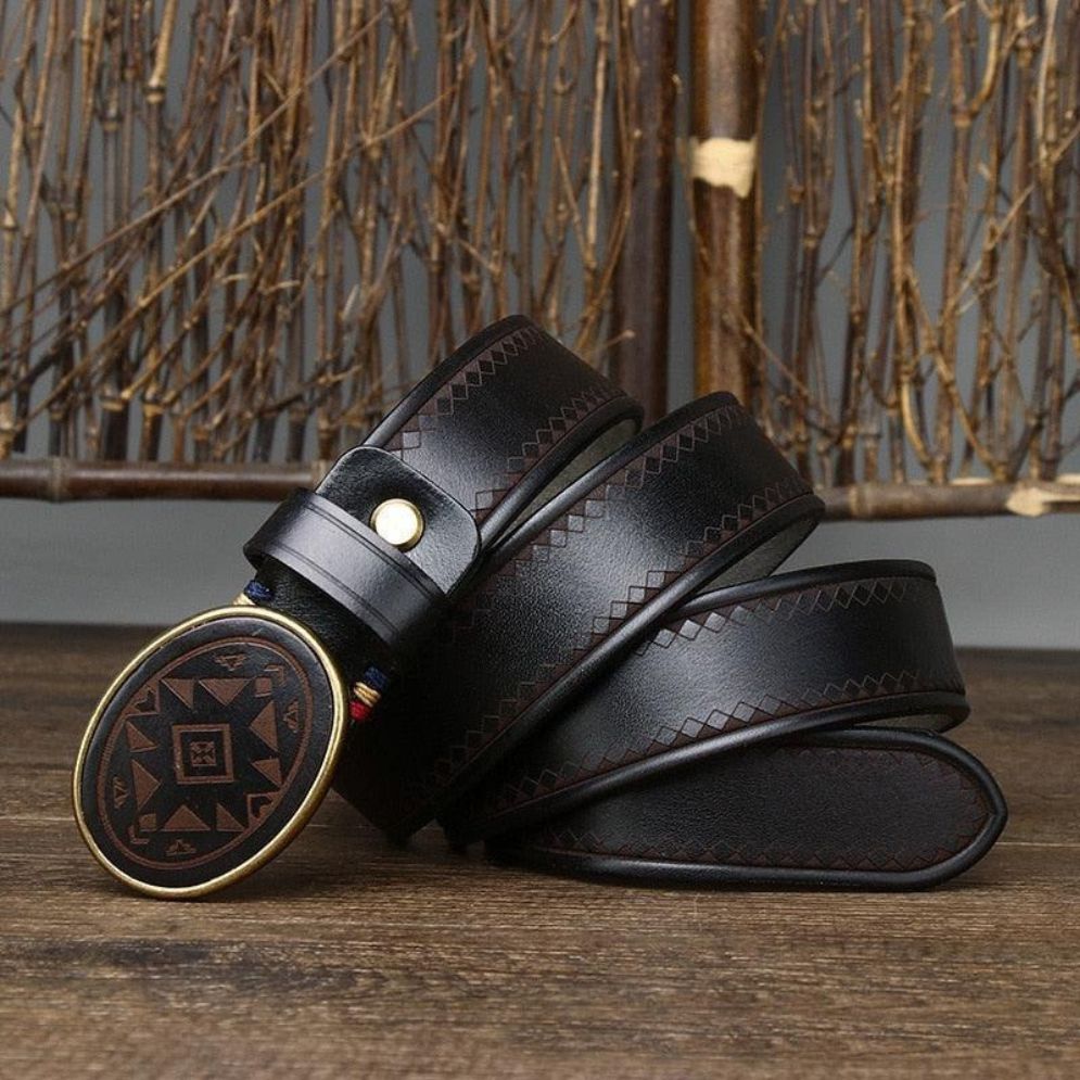 Ceinture Western en Cuir Modèle Syllia - La Ceinturerie