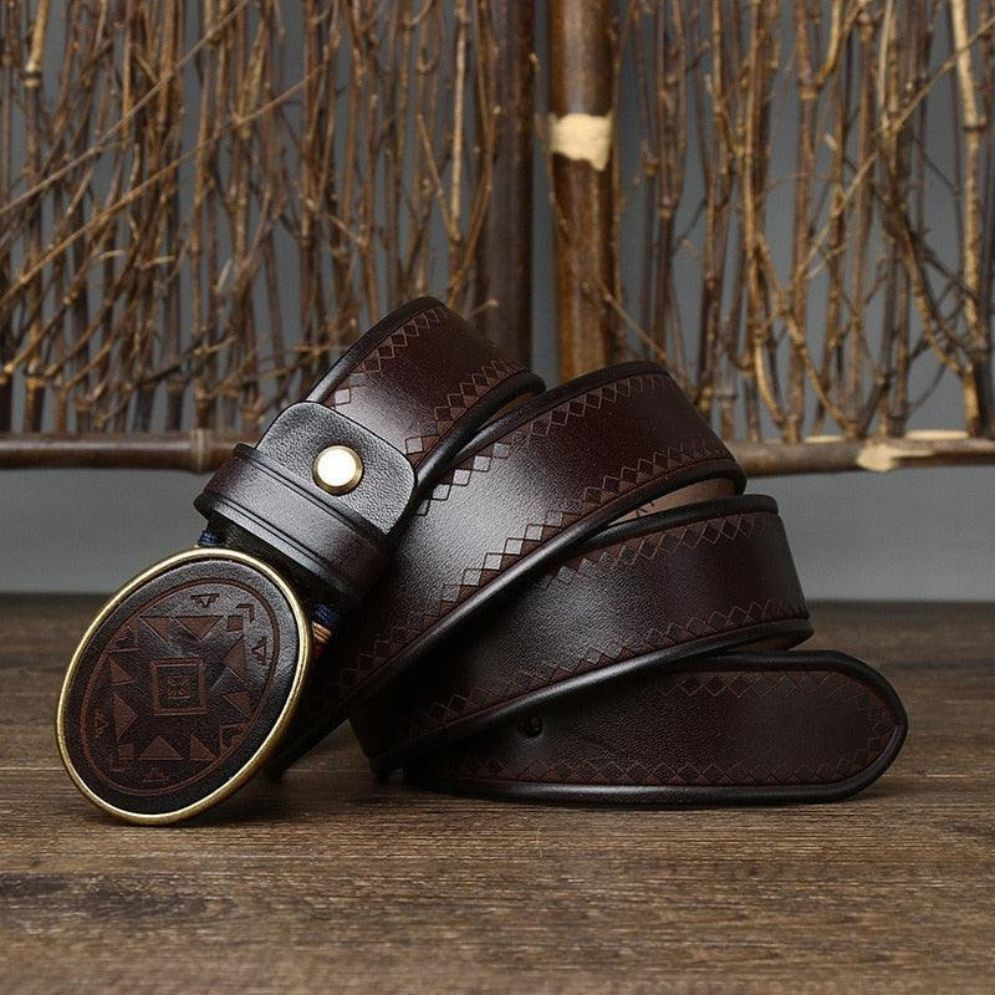 Ceinture Western en Cuir Modèle Syllia - La Ceinturerie
