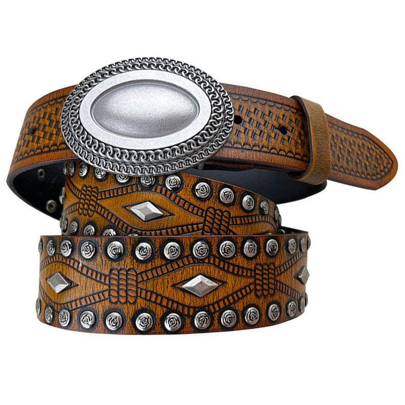 Ceinture Western en Cuir Modèle Hototutu - La Ceinturerie
