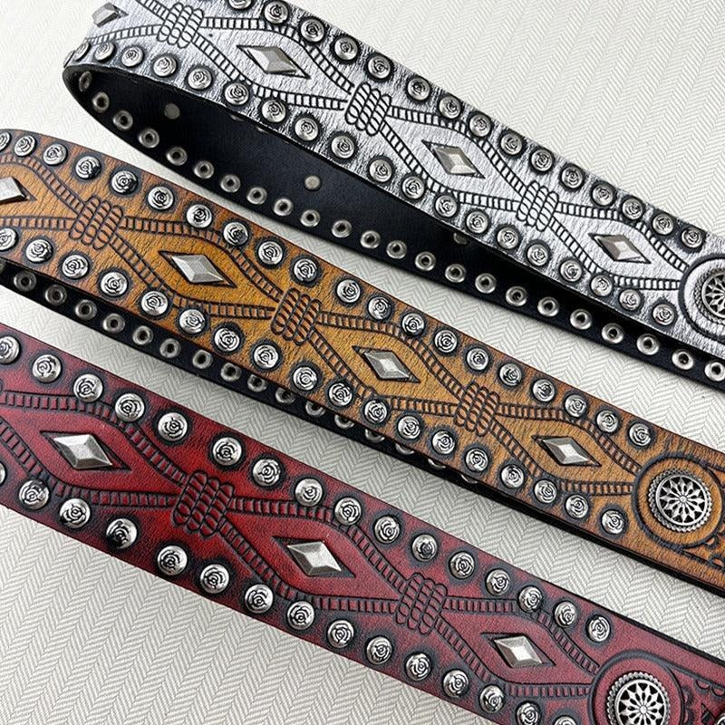 Ceinture Western en Cuir Modèle Hototutu - La Ceinturerie
