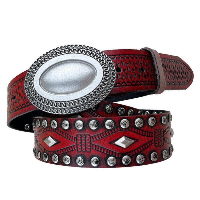 Ceinture Western en Cuir Modèle Hototutu - La Ceinturerie


