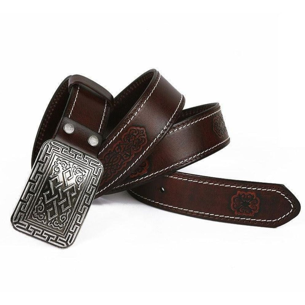 Ceinture Western en Cuir Modèle Yrsa - La Ceinturerie
