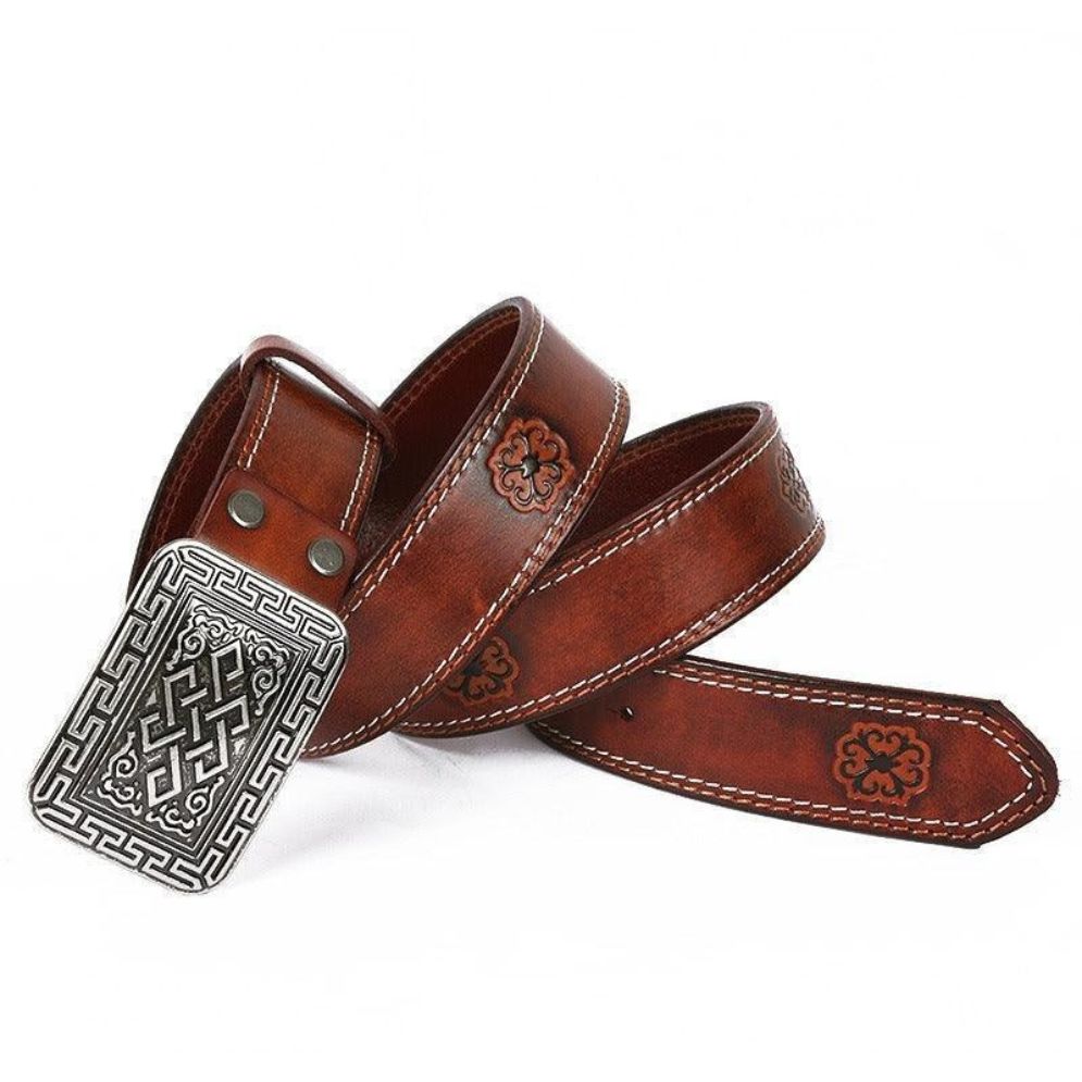 Ceinture Western en Cuir Modèle Yrsa - La Ceinturerie
