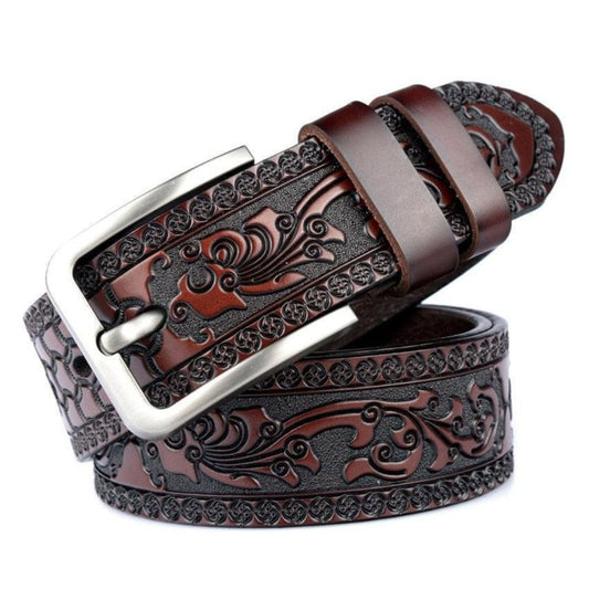 Ceinture Western en Cuir pour Homme Modèle Jester - La Ceinturerie
