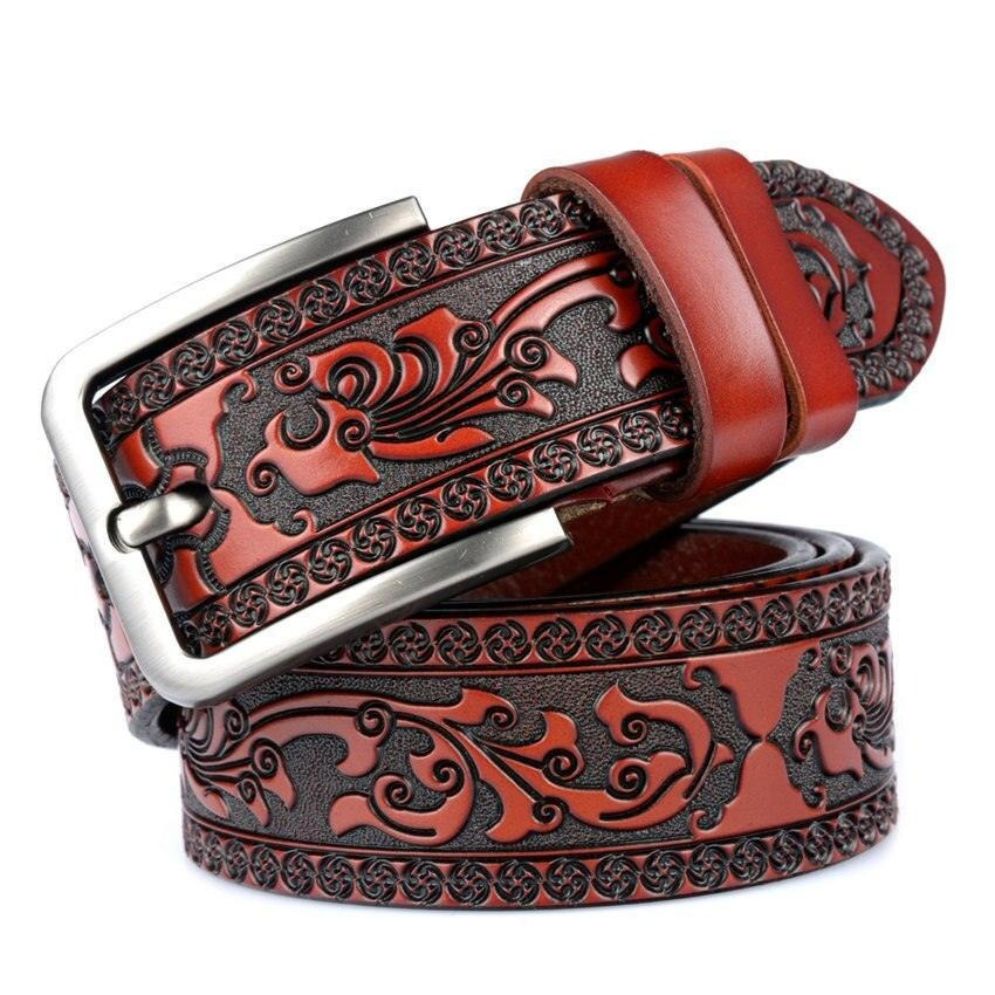 Ceinture Western en Cuir pour Homme Modèle Jester - La Ceinturerie