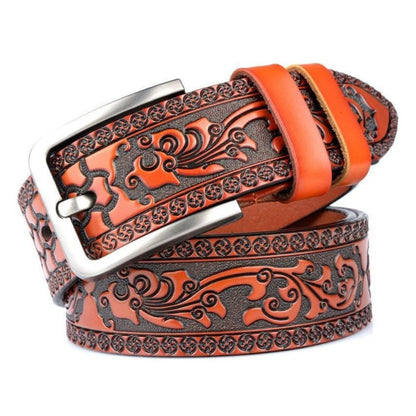 Ceinture Western en Cuir pour Homme Modèle Jester - La Ceinturerie
