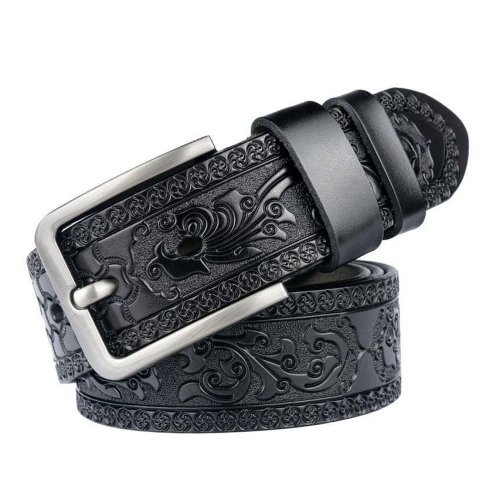 Ceinture Western en Cuir pour Homme Modèle Jester - La Ceinturerie