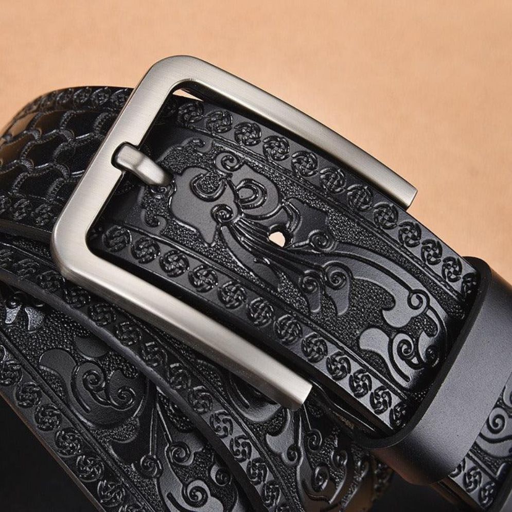 Ceinture Western en Cuir pour Homme Modèle Jester - La Ceinturerie