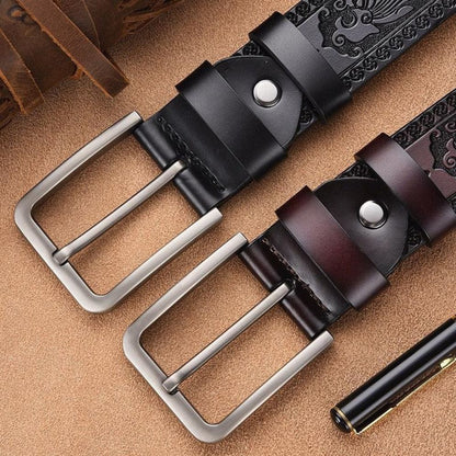 Ceinture Western en Cuir pour Homme Modèle Jester - La Ceinturerie