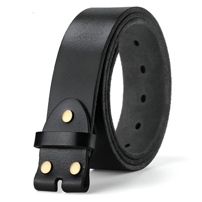 Lanière de Ceinture Cuir Pleine Fleur Boucles Modèle Herbert - La Ceinturerie