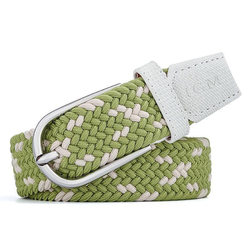 Ceinture Tressée Élastique pour Femme Modèle Ottilia - La Ceinturerie
