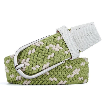 Ceinture Tressée Élastique pour Femme Modèle Ottilia - La Ceinturerie
