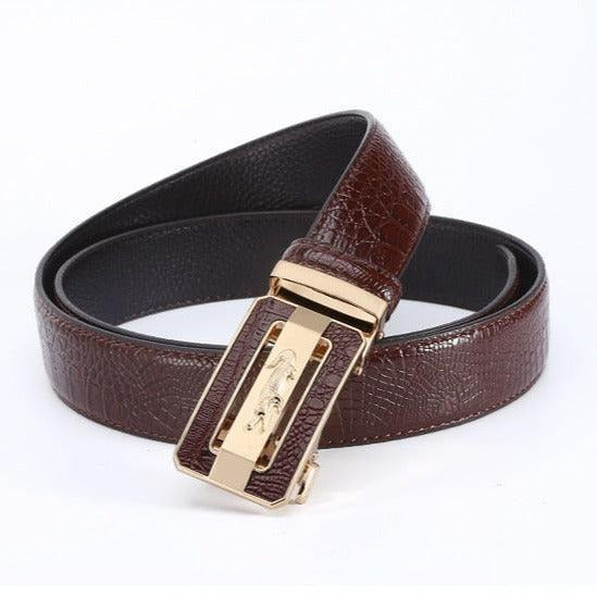 Ceinture de Costume Crocodile pour Homme Modèle Abaka - La Ceinturerie
