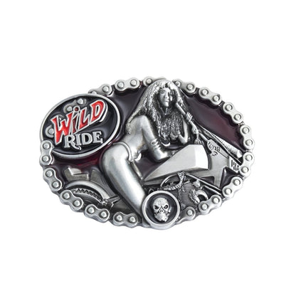 Boucle de Ceinture Moto "Wild Ride" Modèle Sanders