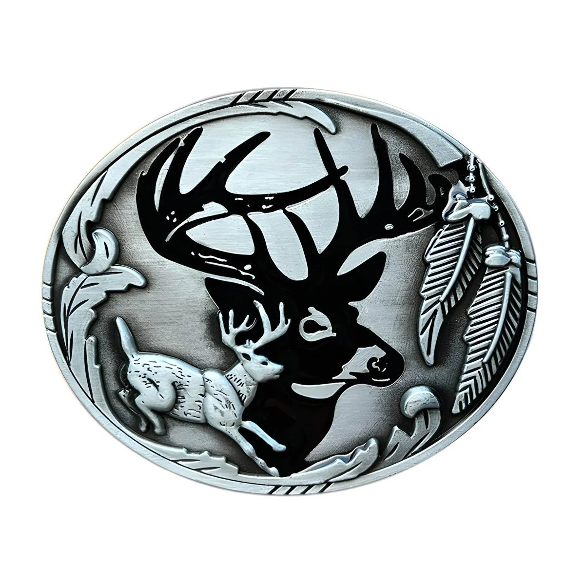 Boucle de Ceinture Animal Cerfs Modèle Bobby - La Ceinturerie