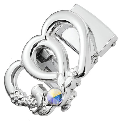 Boucle Ceinture Automatique Cœurs Oiseau Modèle Siemen - La Ceinturerie