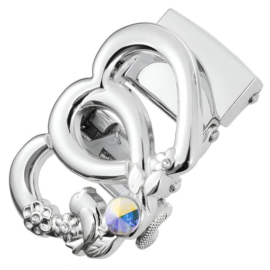 Boucle Ceinture Automatique Cœurs Oiseau Modèle Siemen - La Ceinturerie