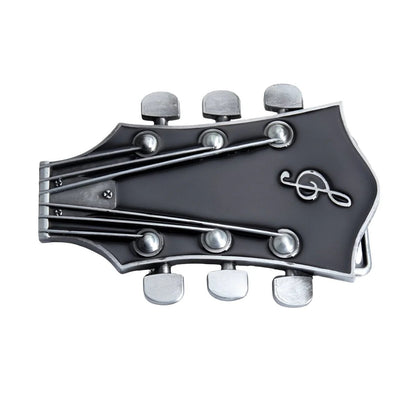 Boucle Ceinture Musique Tête Guitare Modèle Peterne - La Ceinturerie