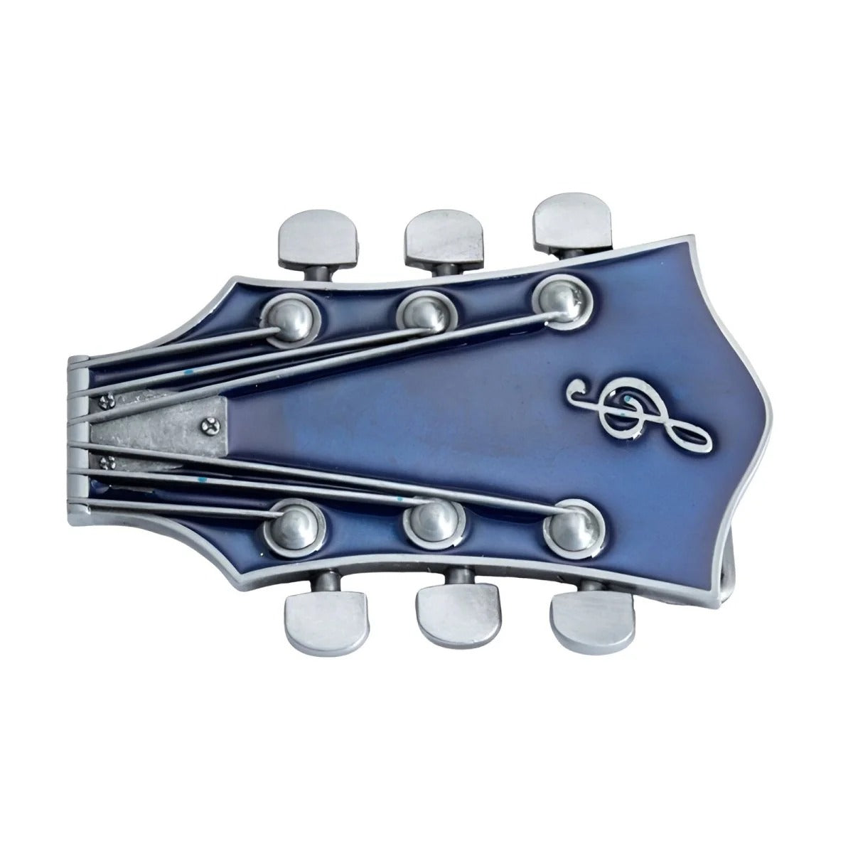 Boucle Ceinture Musique Tête Guitare Modèle Peterne - La Ceinturerie