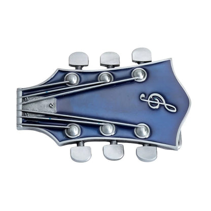 Boucle Ceinture Musique Tête Guitare Modèle Peterne - La Ceinturerie