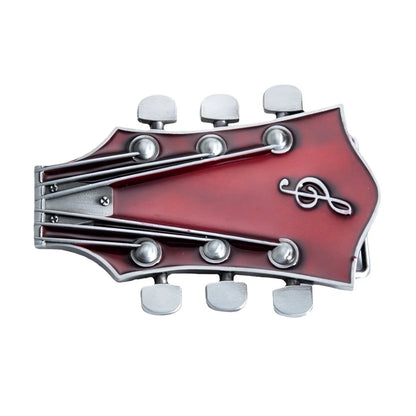 Boucle Ceinture Musique Tête Guitare Modèle Peterne - La Ceinturerie
