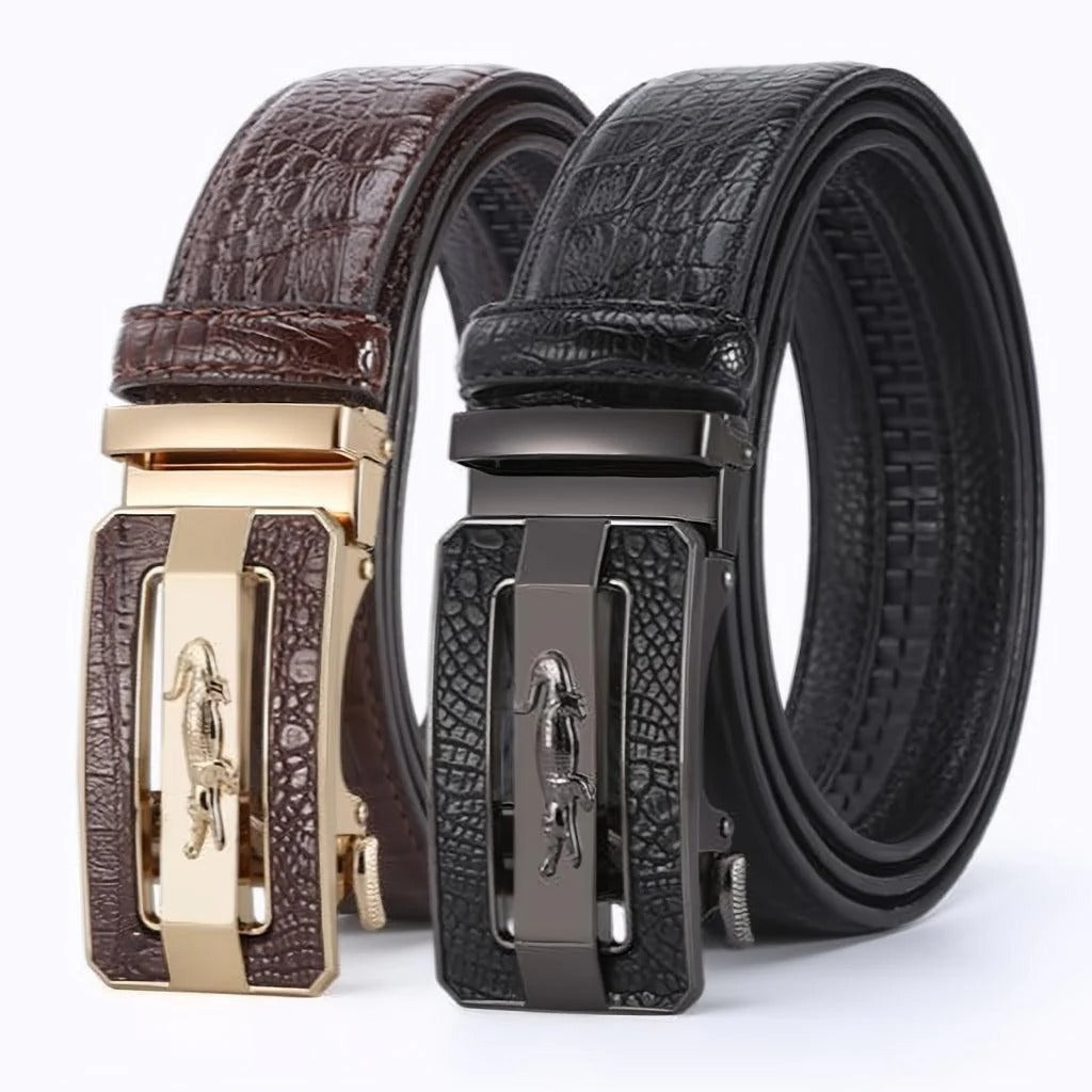 Ceinture de Costume Crocodile pour Homme Modèle Abaka - La Ceinturerie
