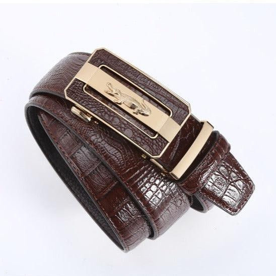 Ceinture de Costume Crocodile pour Homme Modèle Abaka - La Ceinturerie
