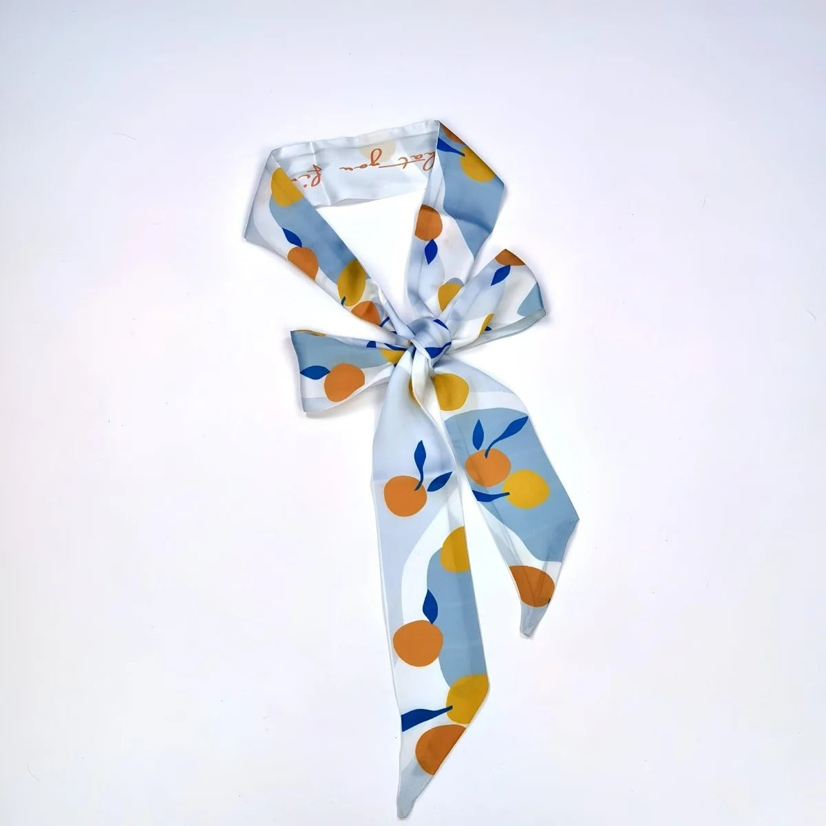 Ceinture Foulard Dessins D'oranges Modèle Bahiti - La Ceinturerie