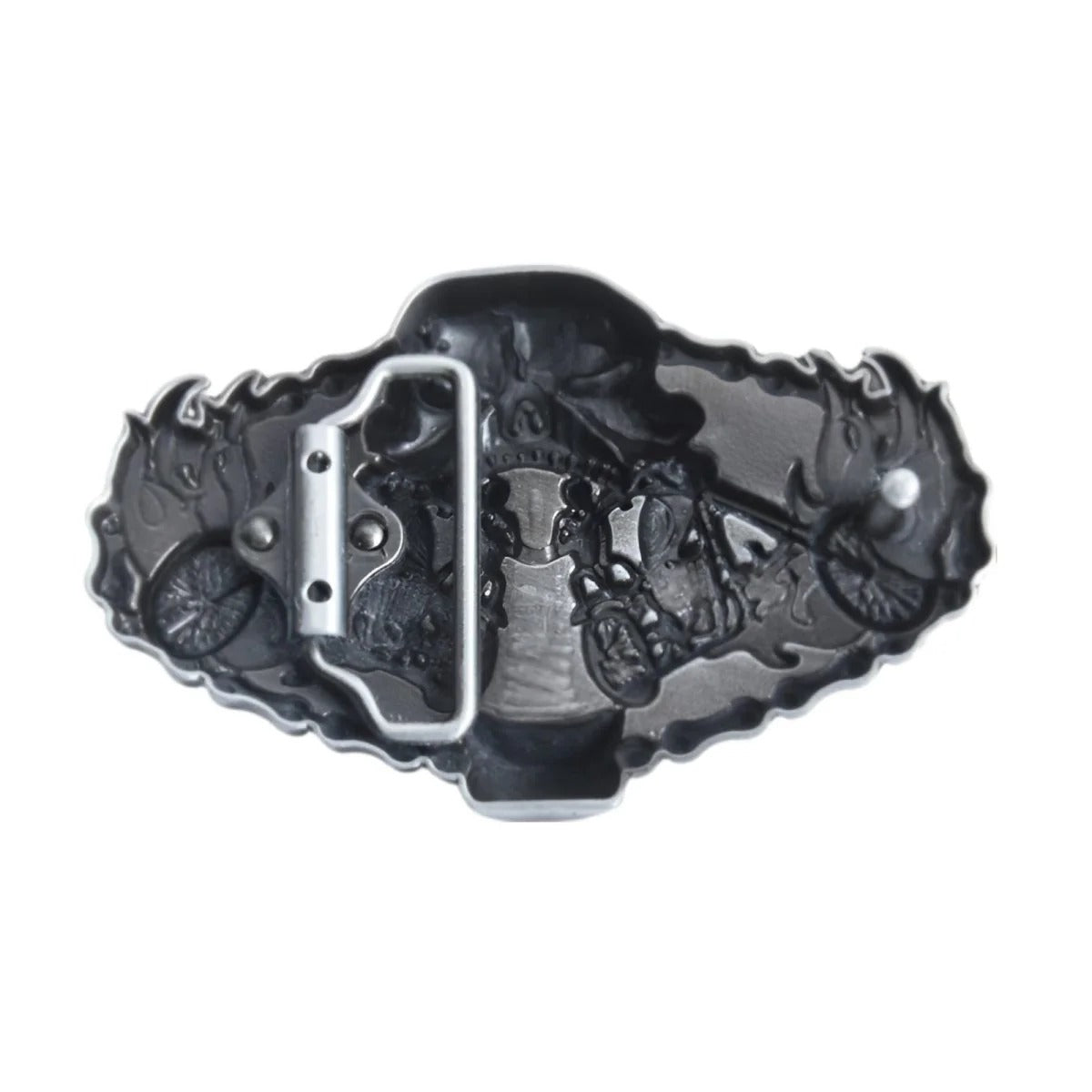 Boucle de Ceinture Double Moto Modèle Elmer - La Ceinturerie
