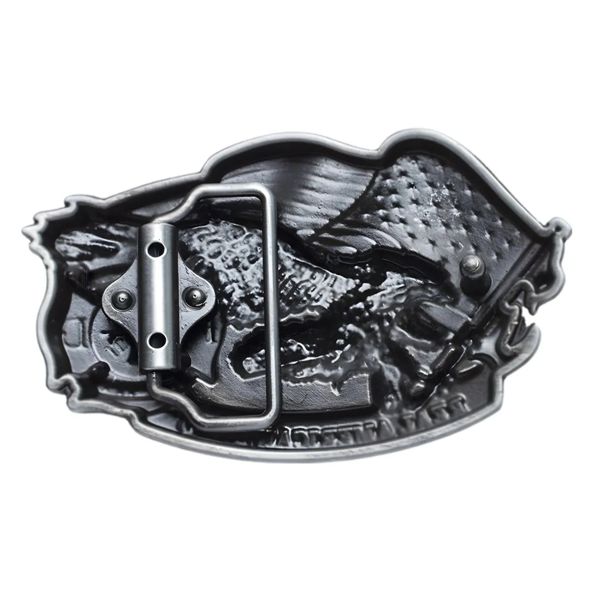Boucle Ceinture Aigle Tenant le Drapeau Modèle Burton - La Ceinturerie