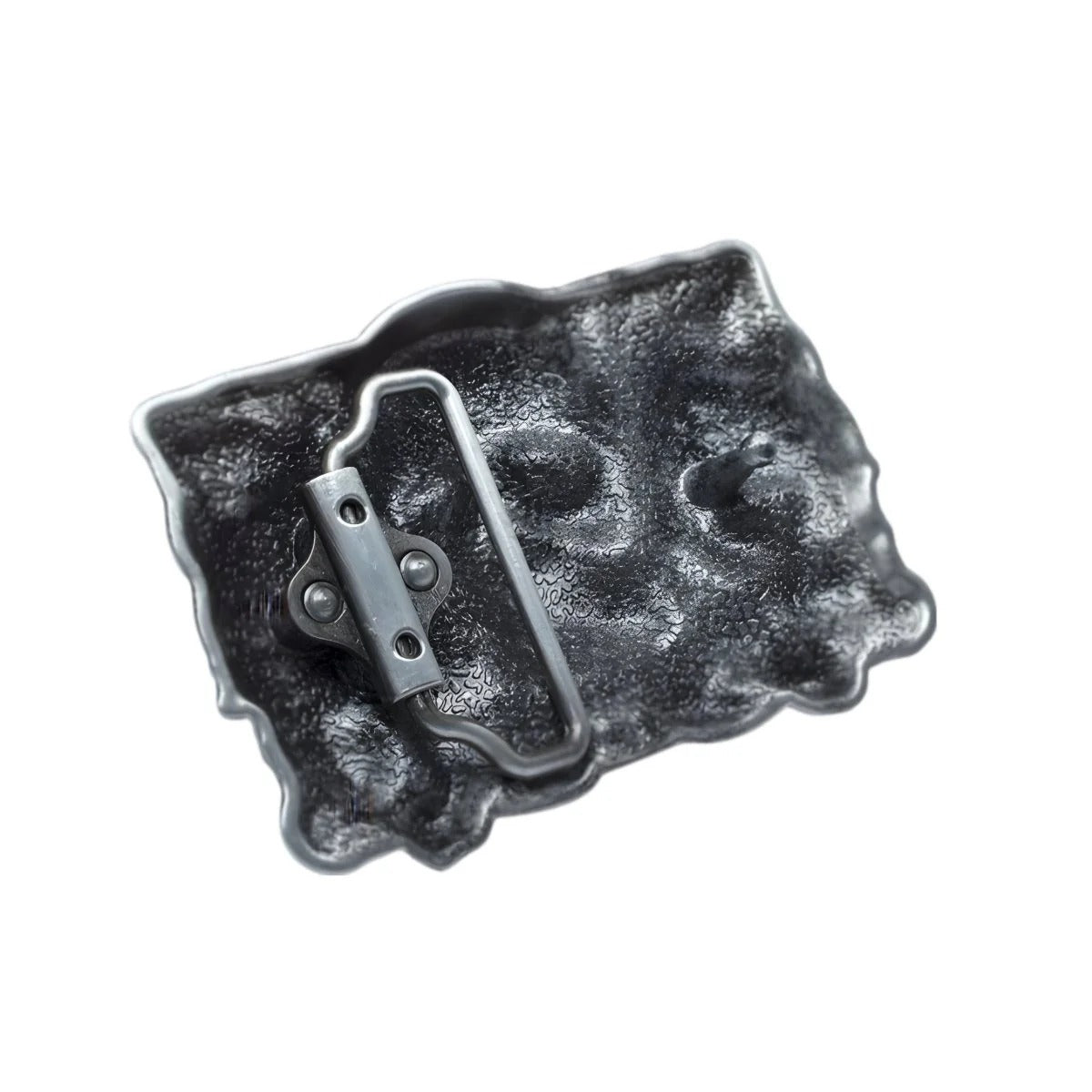 Boucle de Ceinture Triple Têtes de Mort Modèle Jett - La Ceinturerie