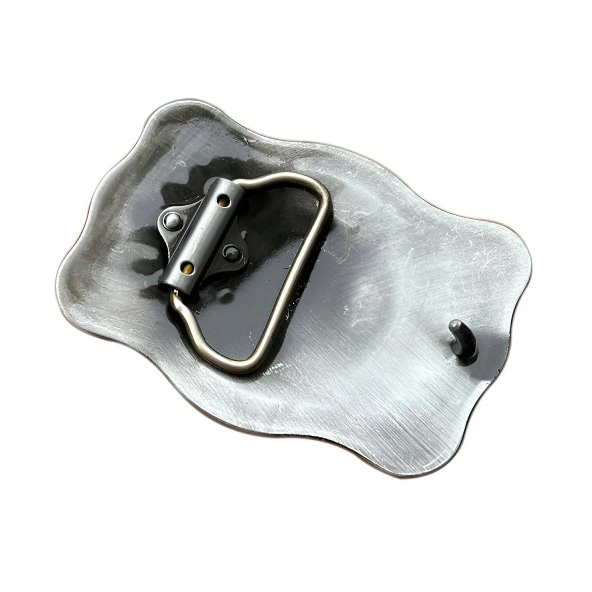 Boucle de Ceinture Tête de Mort Effet flamme Modèle Iker