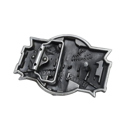 Boucle de Ceinture Moto "Live to ride Ride to Live" Modèle Houston