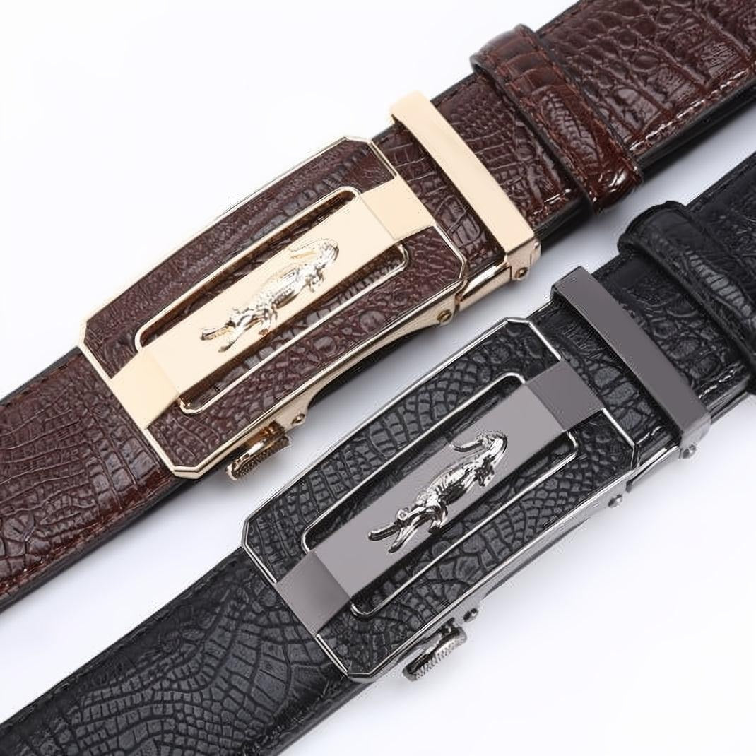 Ceinture de Costume Crocodile pour Homme Modèle Abaka - La Ceinturerie
